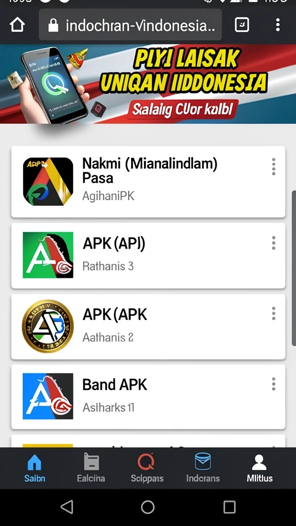 Tampilan utama aplikasi Review Aplikasi cuangila yang intuitif dan efisien.