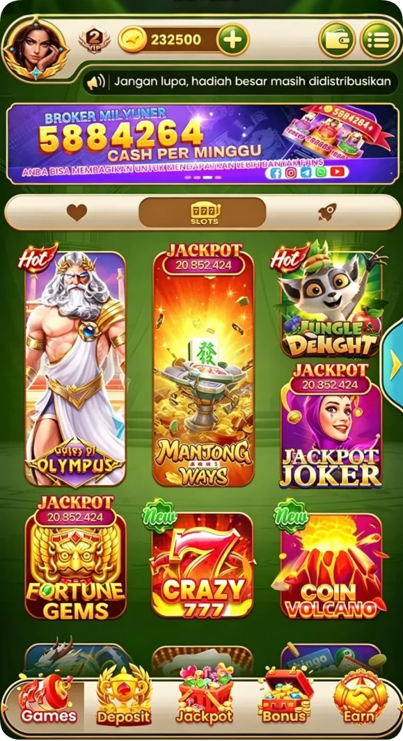 Tampilan utama aplikasi Review Aplikasi agenslot138 yang intuitif dan efisien.