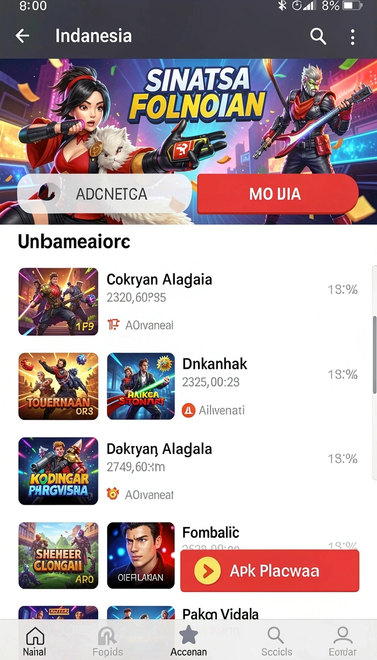 Tampilan utama aplikasi Review Aplikasi ida777 yang intuitif dan efisien.